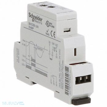 SCHNEIDER Current Sensing Relay 0.8to8A 24to240VAC, 6CWU3