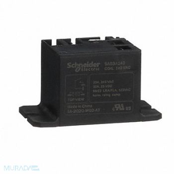 SCHNEIDER H8130 Enclosed Power Relay 4Pin 240VAC SPST-NO, 6CWY8