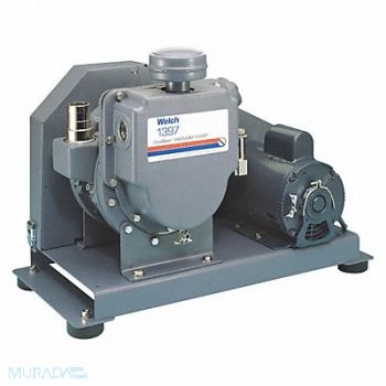 WELCH Vacuum Pump 1 hp 1 Phase 115/230V AC, 6D733