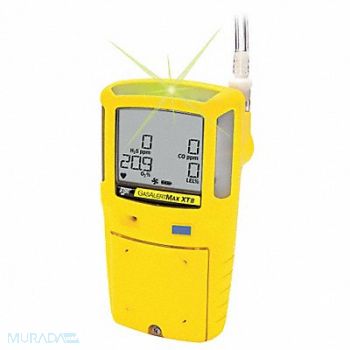 BW TECHNOLOGIES Multi-Gas Detector 2 Gas -4 to 122F LCD, 6DMZ1