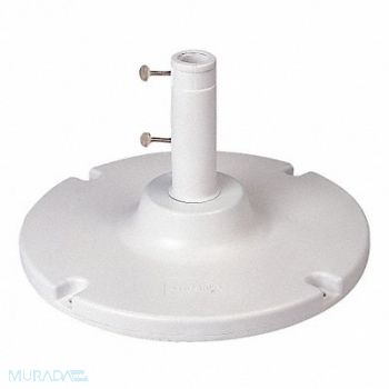GROSFILLEX 35lb Table Umbrella Base White, 6DVH3