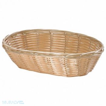 TABLECRAFT PRODUCTS COMPANY Handwoven Basket Oval Natural PK12, 6DVP9