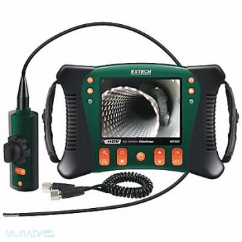 EXTECH Video Borescope 5.7 In 39 In Shaft, 6DWU9