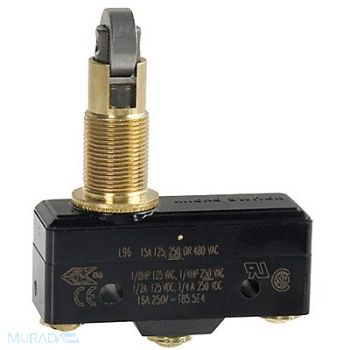 HONEYWELL MICRO SWITCH Large Swch 15A SPDT Ovrtrvl Rollr Plngr, 6DXC4