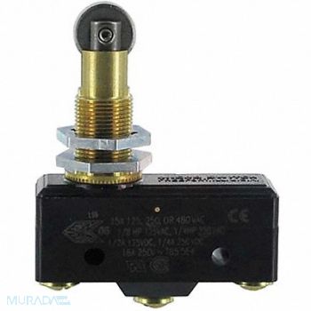 HONEYWELL MICRO SWITCH Large Swch 15A SPDT Ovrtrvl Rollr Plngr, 6DXC5