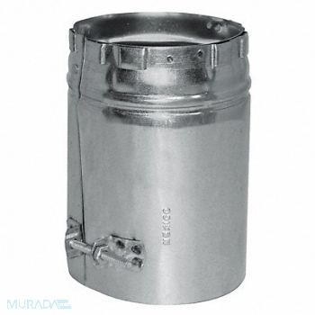 AMERI-VENT Male Vent Adapter 5 Dia 6 L, 6E807