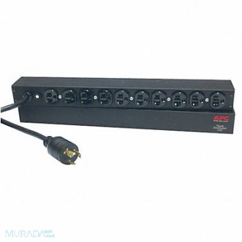APC BY SCHNEIDER ELECTRIC PDU 20A 10 Outlet 12 ft Black, 6ECK5