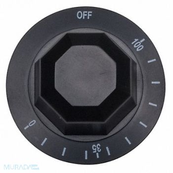 DAYTON Line Voltage Thermostat Knob for 6EDY8, 6EDZ2