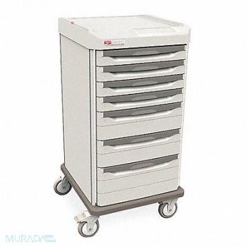 METRO Nurse Server Cart Polymer Light Taupe, 6EJF4