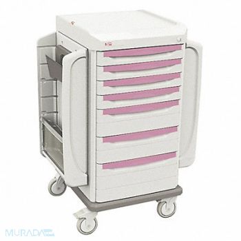 METRO Bedside Cart Polymer Light Taupe, 6EJF8