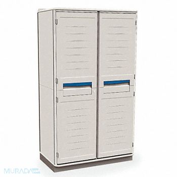 METRO SpplyCab LtTaupe Plymr 23.4 x72.5 x41.3, 6EJJ7