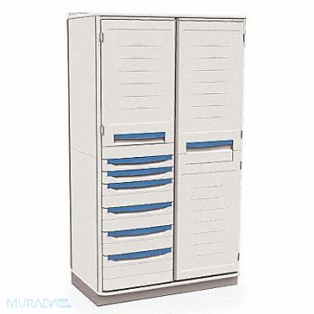 METRO SpplyCab Taupe Plymr 23.4 x72.5 x41.3, 6EJJ9