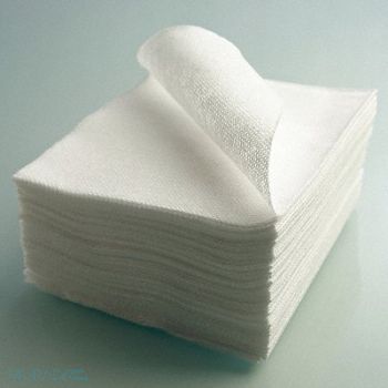 BERKSHIRE Dry Wipe 5 x 5 White, 6ENY9