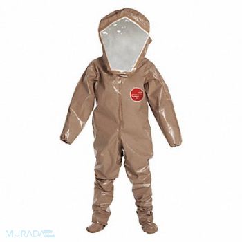 DUPONT Encapsulated Suit B Rear Entry XL PK6, 6EPA8