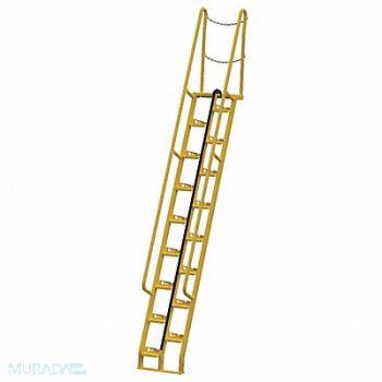 VESTIL Alternating Tread Stair Unit 14 ft 6 H, 6EPF1