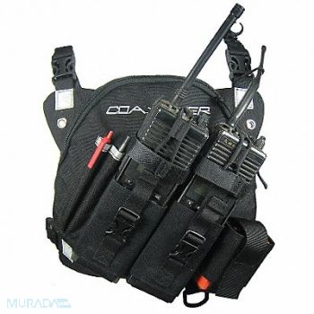 COAXSHER DR-1 Commander Dual Radio Chest Harness, 6EPX8