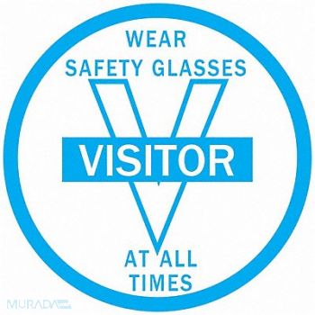 BRADY Hard Hat Emblem Label English PK4, 6EW67