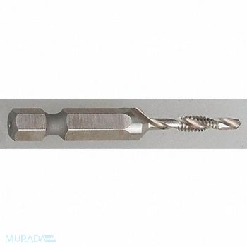 WESTWARD Drill/Tap/Countersink Bit 6-32x3 In L, 6EXL7