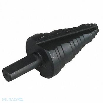 WESTWARD Step Cone Drill 0.2500in to 1.375in HSS, 6EXN5