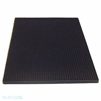 TABLECRAFT PRODUCTS COMPANY Rubber Service Mat Black, 6EZV4