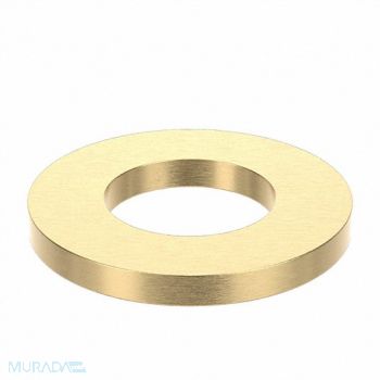 GRAINGER APPROVED Flat Washer Plain Brass M8 16x1.6mm 50PK, 6FA59