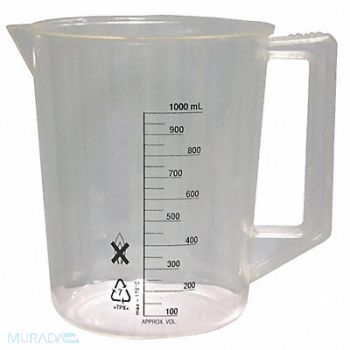 LAB SAFETY SUPPLY Beaker Handle 1000mL Polymethylpentene, 6FAF7