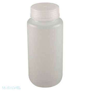 LAB SAFETY SUPPLY Environmental Sample Bottle 1000 mL Pk50, 6FAH8