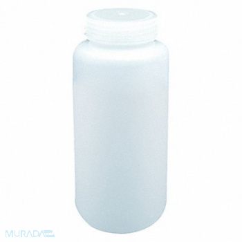 LAB SAFETY SUPPLY Environmental Sample Bottle 500 mL PK125, 6FAH7