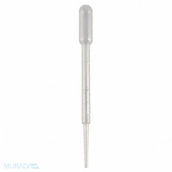 LAB SAFETY SUPPLY Pasteur Pipette Non Steril 3mL PK500, 6FAW0