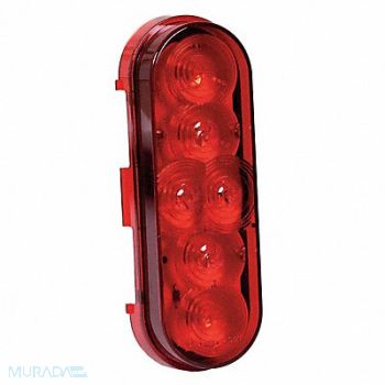 MAXXIMA Stop/Turn/Tail Light Oval Red 6-3/8 L, 6FDV8