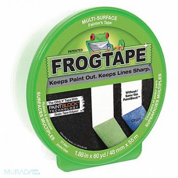 SHURTAPE Masking Tape 1 7/8 W 60 yd L Green, 6FET6