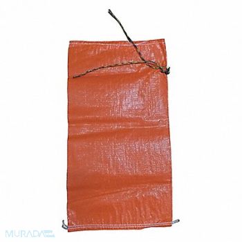 GRAINGER APPROVED Sand Bag Orange 26 in L 14 in W PK100, 6FGX9
