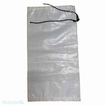 GRAINGER APPROVED Sand Bag White 26 in L 14 in W PK100, 6FGY1
