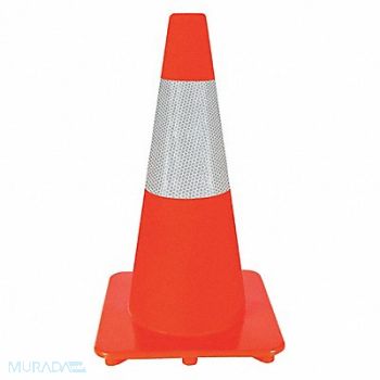 GRAINGER APPROVED Traffic Cone 18In Orange, 6FGZ4