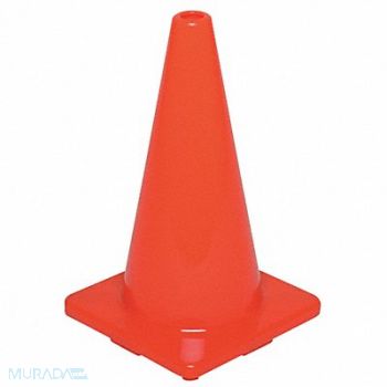 GRAINGER APPROVED Traffic Cone 18In Orange, 6FGZ7