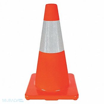 GRAINGER APPROVED Traffic Cone 18In Orange, 6FHC5