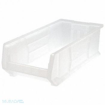 QUANTUM STORAGE SYSTEMS Bin Clear Polypropylene 7 in, 6GAP0