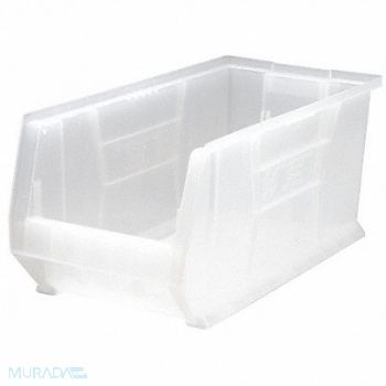 QUANTUM STORAGE SYSTEMS Bin Clear Polypropylene 10 in, 6GAP1