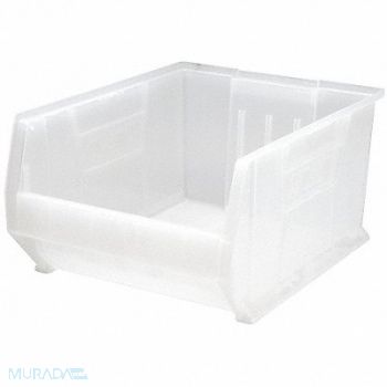 QUANTUM STORAGE SYSTEMS Bin Clear Polypropylene 12 in, 6GAP4