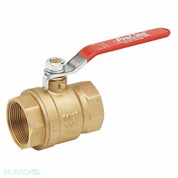 GRAINGER APPROVED Brass Ball Valve Inline FNPT 2 in, 6GD19