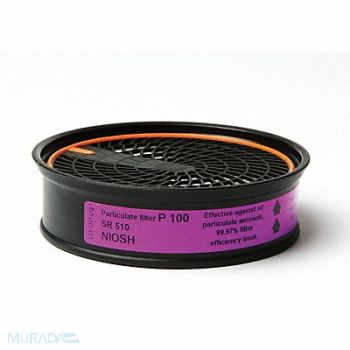 SUNDSTROM SAFETY Filter Magenta Push to Connect PK5, 6GGU2