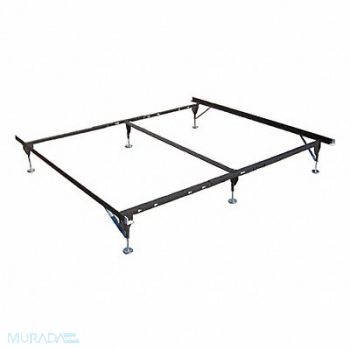 MANTUA Bed Frame Capacity 500 lb Twin to King, 6GHD4