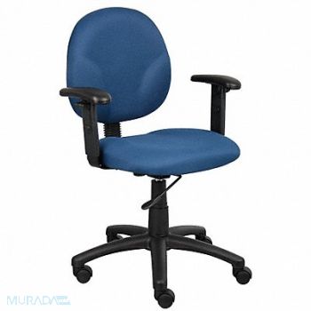 GRAINGER APPROVED Task Chair Ergonomic Blue, 6GNL8