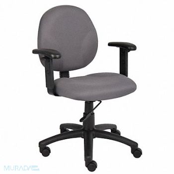 GRAINGER APPROVED Task Chair Ergonomic Gray, 6GNL9