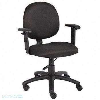 GRAINGER APPROVED Task Chair Ergonomic Black, 6GNN0