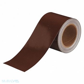BRADY D3617 Pipe Marking Tape Brwn 4in W 90ft Roll L, 6GP27