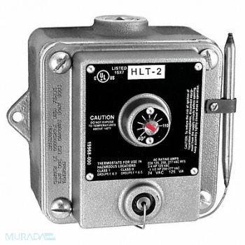 COLUMBUS ELECTRIC Hazardous Location Line Volt Mech Tstat, 61LA04