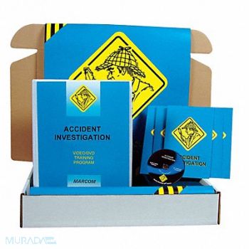 MARCOM SafetyTrainingKit DVD AccidntInvestigate, 6GWF9