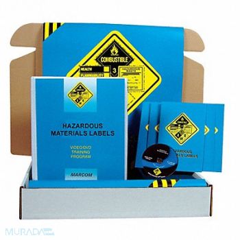 MARCOM SafetyTrainingKit DVD ChemicalLabels, 6GWG7
