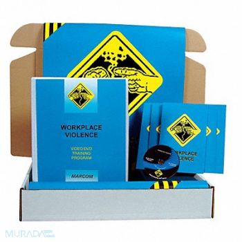 MARCOM SafetyTrainingKit DVD WorkplaceViolence, 6GWJ0